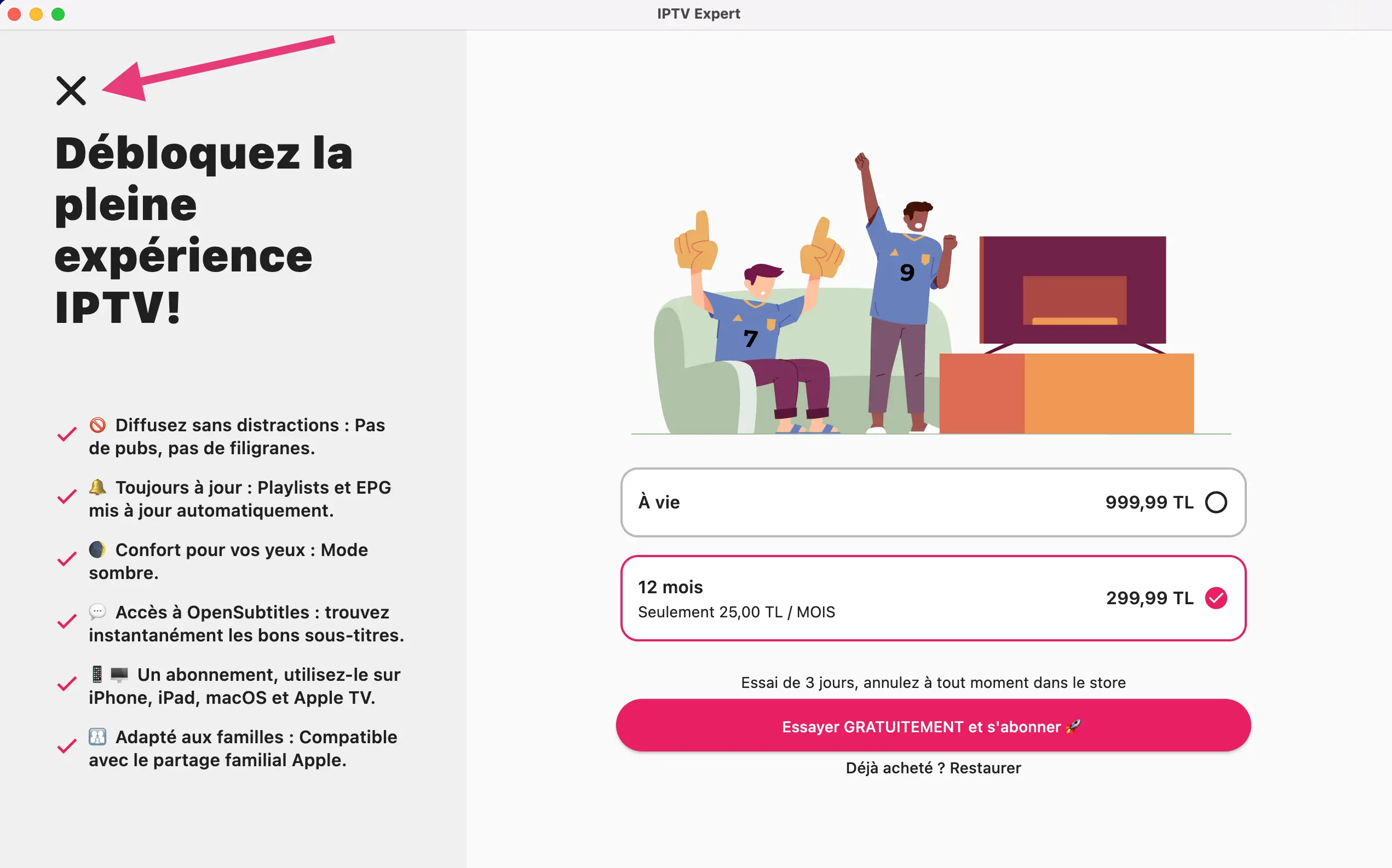 Profitez de IRON TV PRO Officiel avec une qualité HD/4K, accès rapide et service fiable. Activation en quelques secondes, support réactif et compatibilité tous appareils.